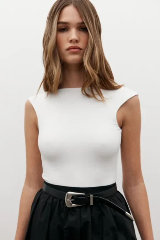 Tamara Bodysuit White