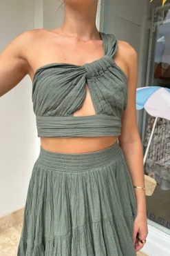 Tara Top Khaki