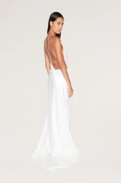 Tash Maxi Dress White