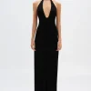 The Maybel Jersey Gown Black
