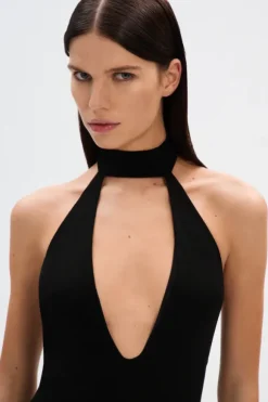 The Maybel Jersey Gown Black