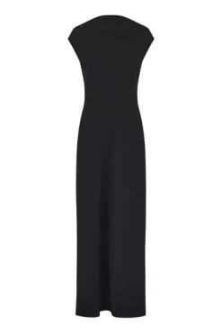 The Ultimate Muse Drape Back Maxi Dress Black