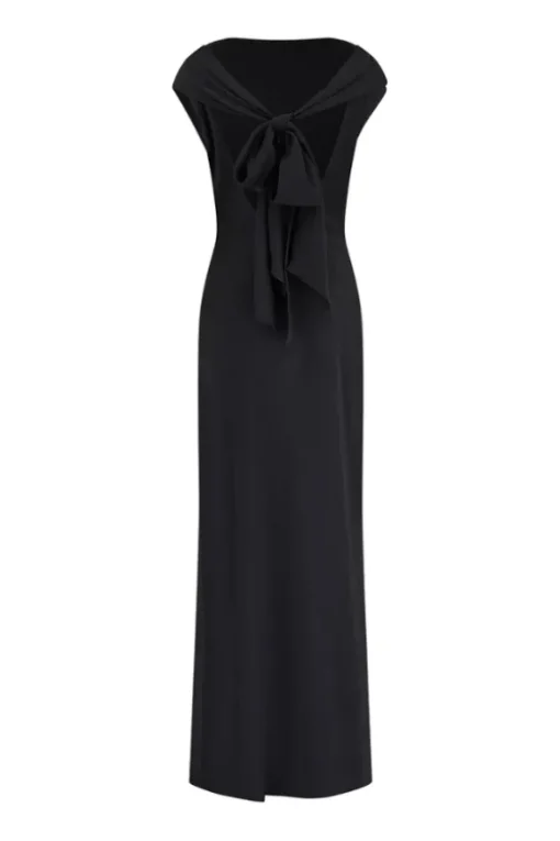 The Ultimate Muse Drape Back Maxi Dress Black