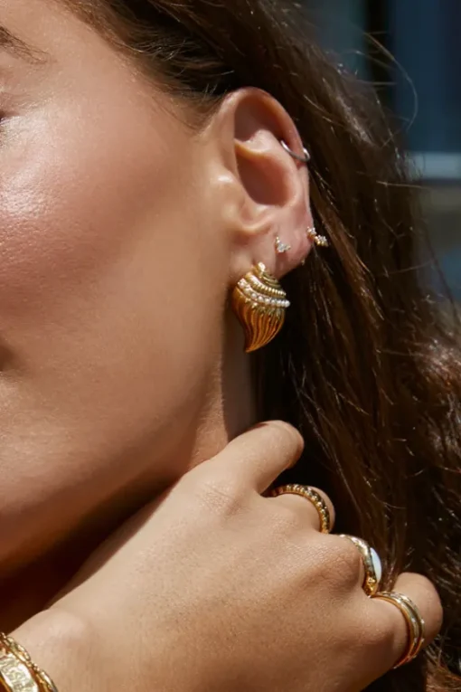 Tully Gold Earrings