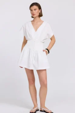 Versed Mini Dress Chalk
