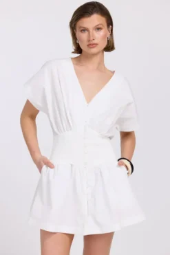 Versed Mini Dress Chalk