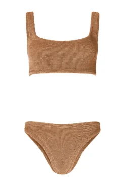 Xandra Bikini Metallic Cocoa