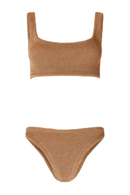 Xandra Bikini Metallic Cocoa