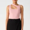 Zane Rib Top Rose Quartz