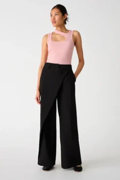 Zane Rib Top Rose Quartz