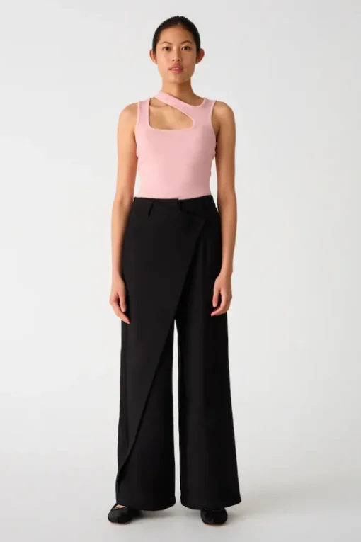 Zane Rib Top Rose Quartz