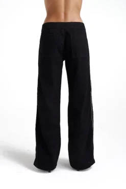 Zip Jeans Black Denim