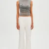 Zoey Mesh Top Grey