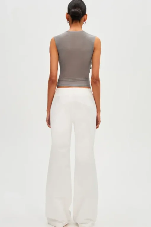 Zoey Mesh Top Grey
